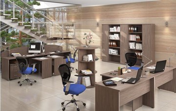 Комплект офисной мебели IMAGO три стола, 2 шкафа, стеллаж, тумба в Тамбове - предосмотр 6